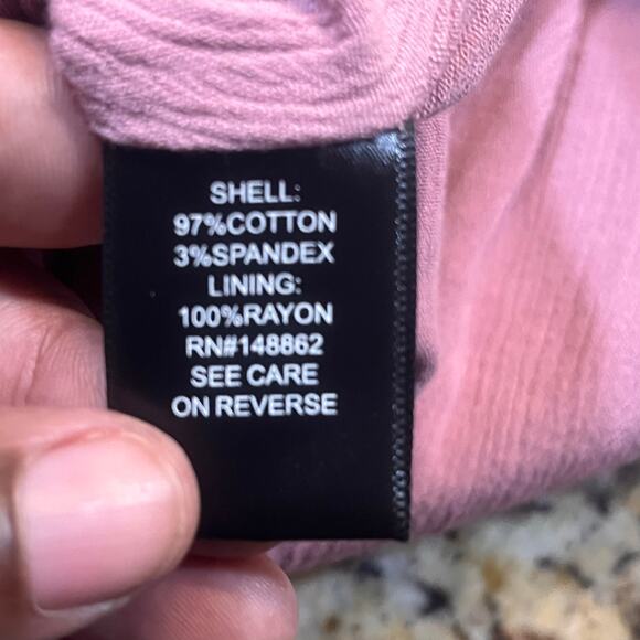 Torrid 5x Pink Stretch Twill Peplum Military Buttons Open Front Jacket - Picture 4 of 7